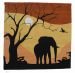 Elephant at moonrise